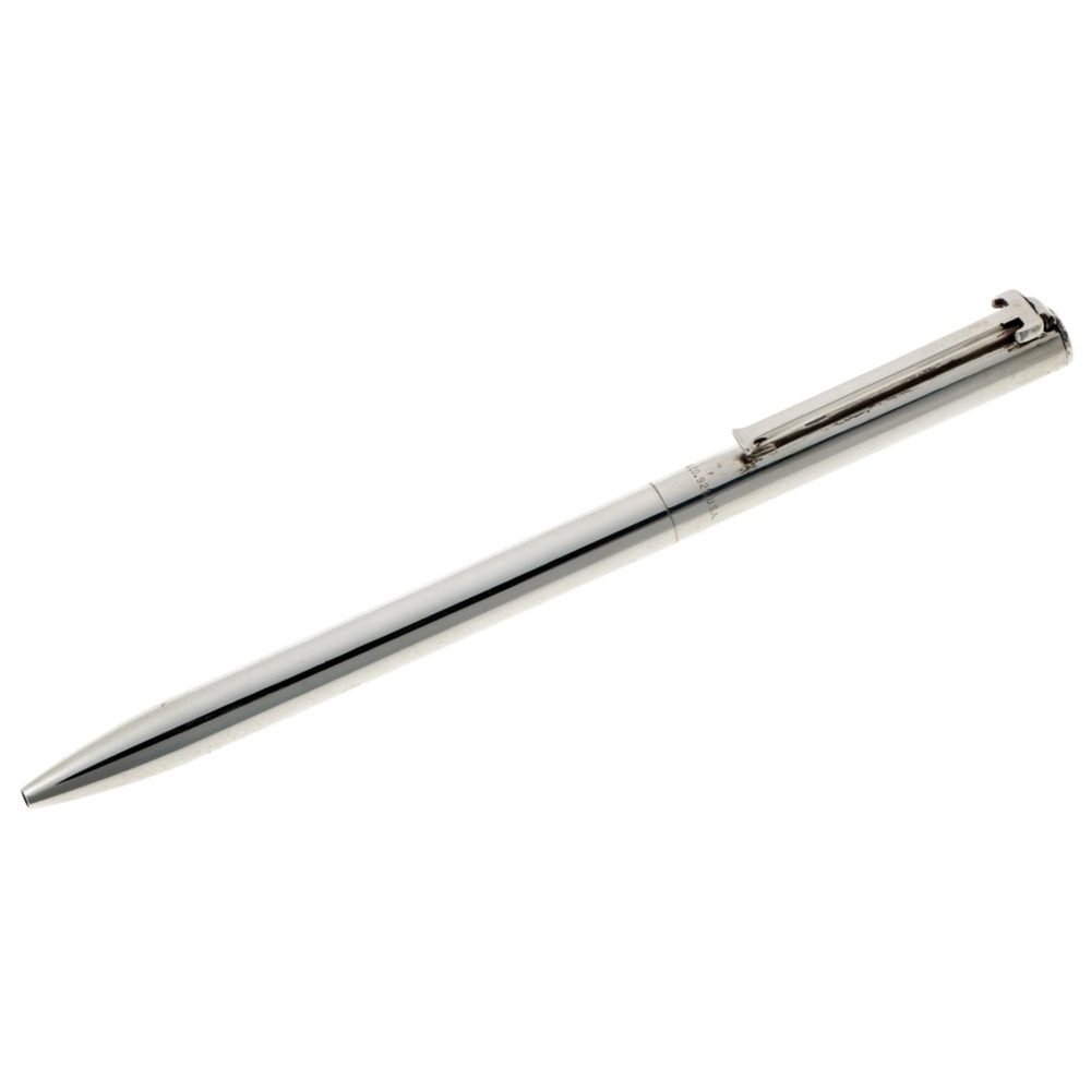 Tiffany & Co. T-Clip Ballpoint Pen, Twist Mechanism, Sterling Silver